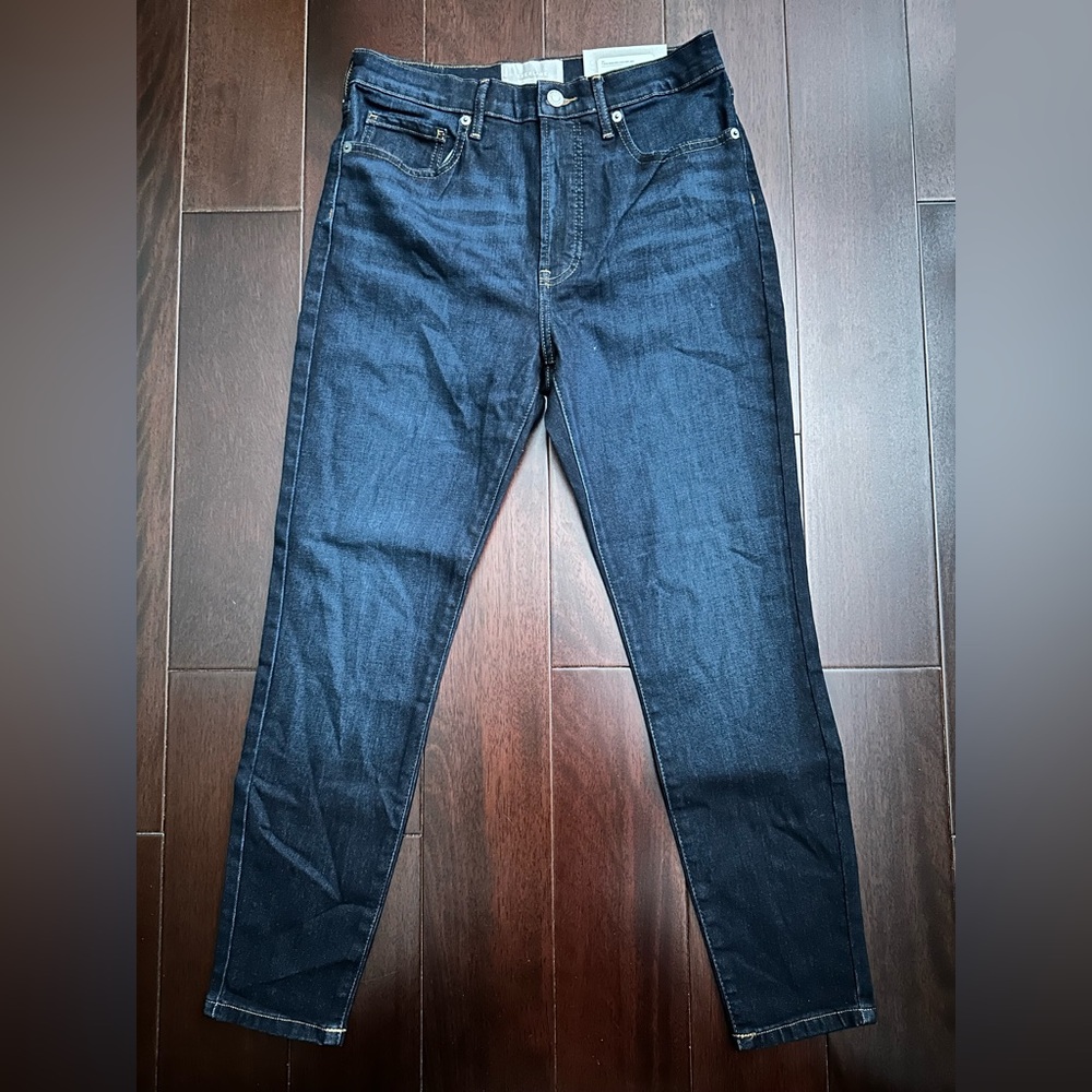 NWT Everlane Dark Blue High Rise Skinny Jeans